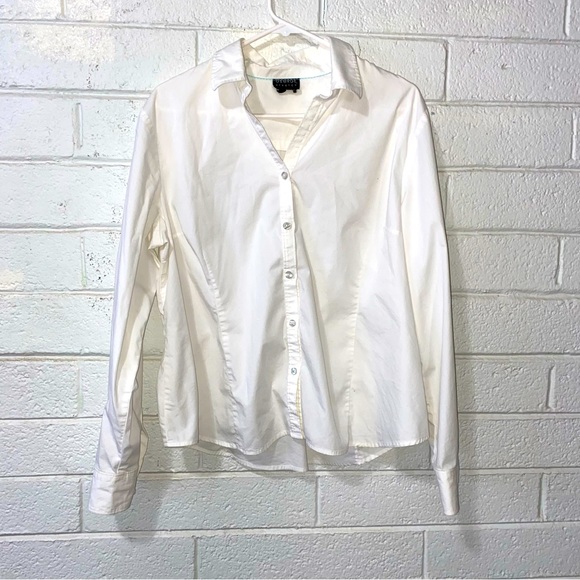 George Stretch (2X? XXL?) Like New Button Up Down Casual Professional Longsleeve - Picture 1 of 6